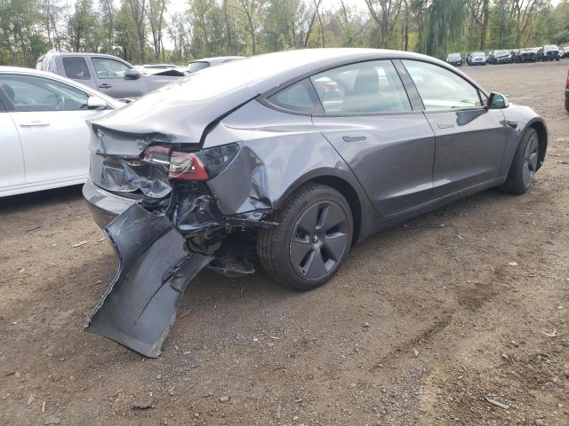 5YJ3E1EA9PF667828 - 2023 TESLA MODEL 3 灰色 照片 3