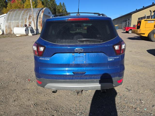 1FMCU9J91JUD45482 - 2018 FORD ESCAPE TITANIUM Көк фото 6