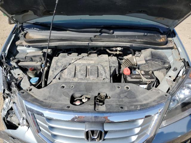 5FNRL38768B016265 - 2008 HONDA ODYSSEY EXL BLUE photo 12