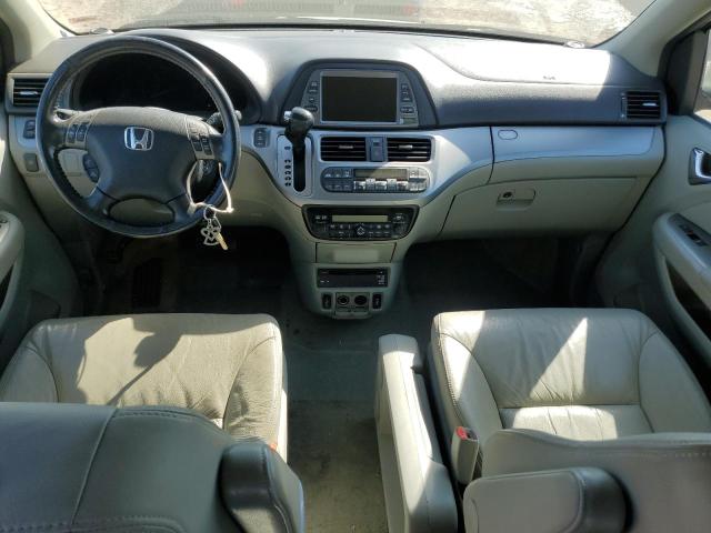 5FNRL38768B016265 - 2008 HONDA ODYSSEY EXL BLUE photo 8