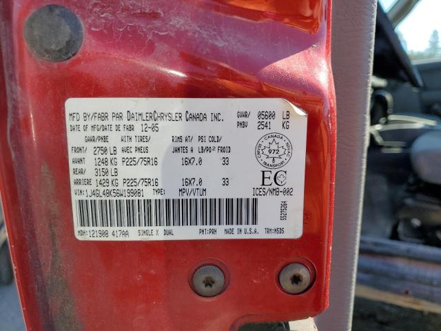 1J4GL48K56W199081 - 2006 JEEP LIBERTY SPORT წითელი ფოტო 13