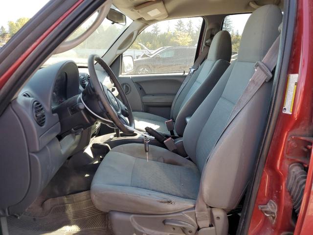 1J4GL48K56W199081 - 2006 JEEP LIBERTY SPORT წითელი ფოტო 7