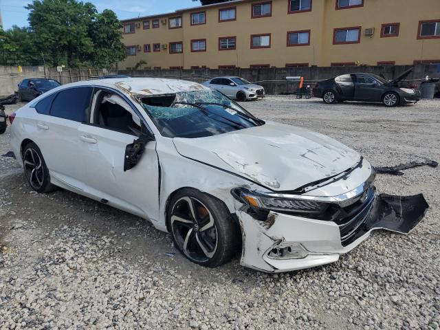 1HGCV1F38NA077997 - 2022 HONDA ACCORD SPORT WHITE photo 4