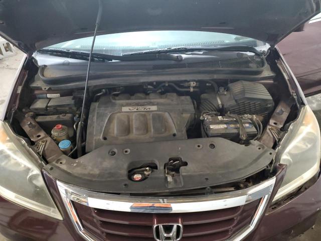 5FNRL3H74AB081640 - 2010 HONDA ODYSSEY EXL იასამნისფერი ფოტო 12