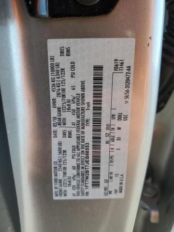 1FT7W2BT7JEB88553 - 2018 FORD F250 SUPER DUTY ვერცხლისფერი ფოტო 12