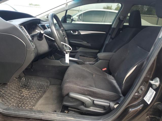 2HGFB2F55DH003806 - 2013 HONDA CIVIC LX შავი ფოტო 7