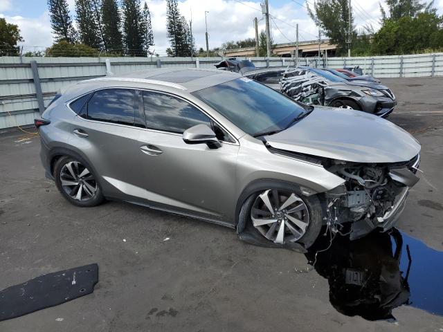 JTJBARBZ2K2206821 - 2019 LEXUS NX 300 BASE ნაცრისფერი ფოტო 4