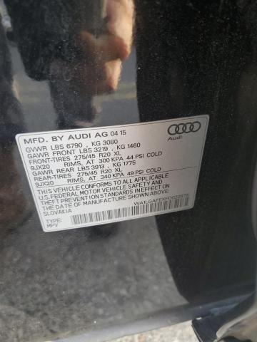 WA1LGAFEXFD022875 - 2015 AUDI Q7 PREMIUM PLUS Siyah fotoğraf 13