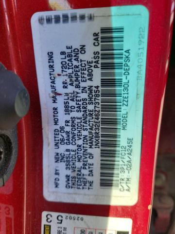 1NXBR32E46Z737854 - 2006 TOYOTA COROLLA CE BURGUNDY photo 12