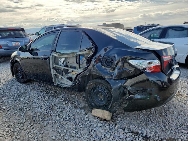2T1BURHE9FC382061 - 2015 TOYOTA COROLLA L BLACK photo 2