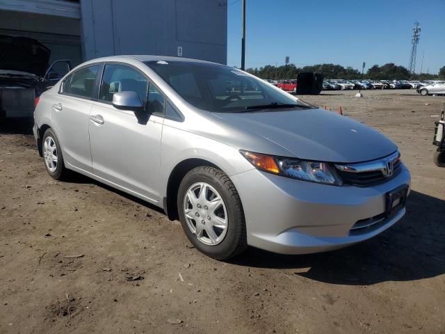 2HGFB2F51CH575678 - 2012 HONDA CIVIC LX SILVER photo 4