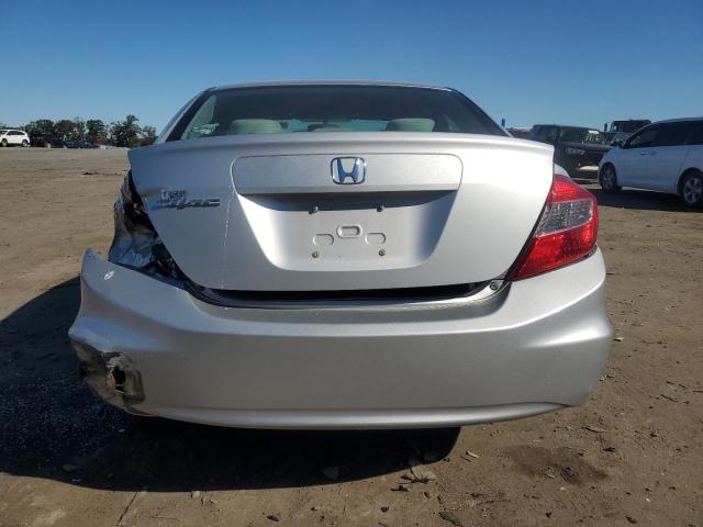 2HGFB2F51CH575678 - 2012 HONDA CIVIC LX SILVER photo 6
