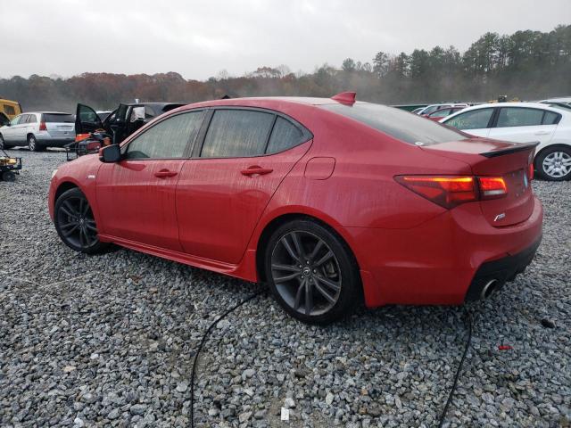 19UUB3F60JA001056 - 2018 ACURA TLX TECH+A Կարմիր լուսանկար 2