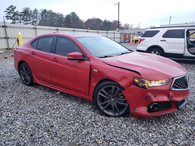 19UUB3F60JA001056 - 2018 ACURA TLX TECH+A Կարմիր լուսանկար 4