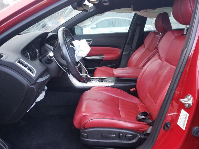 19UUB3F60JA001056 - 2018 ACURA TLX TECH+A Կարմիր լուսանկար 7