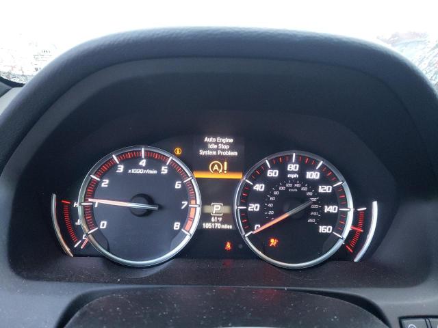 19UUB3F60JA001056 - 2018 ACURA TLX TECH+A Կարմիր լուսանկար 9