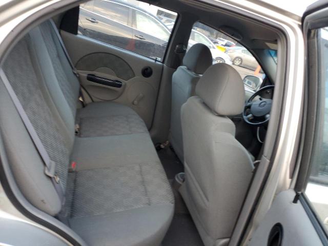 KL1TD52675B308334 - 2005 CHEVROLET AVEO BASE Gümüş foto 10