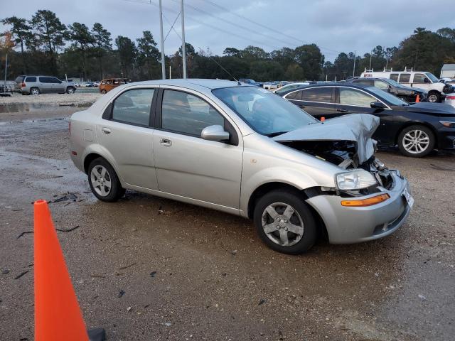 KL1TD52675B308334 - 2005 CHEVROLET AVEO BASE Gümüş foto 4