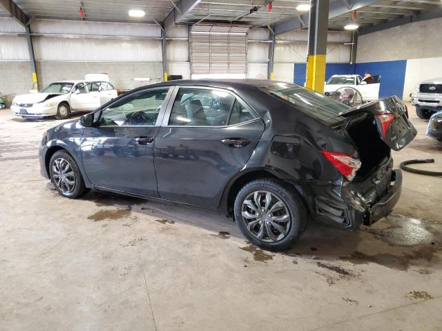 2T1BURHE2HC760739 - 2017 TOYOTA COROLLA L BLACK photo 2