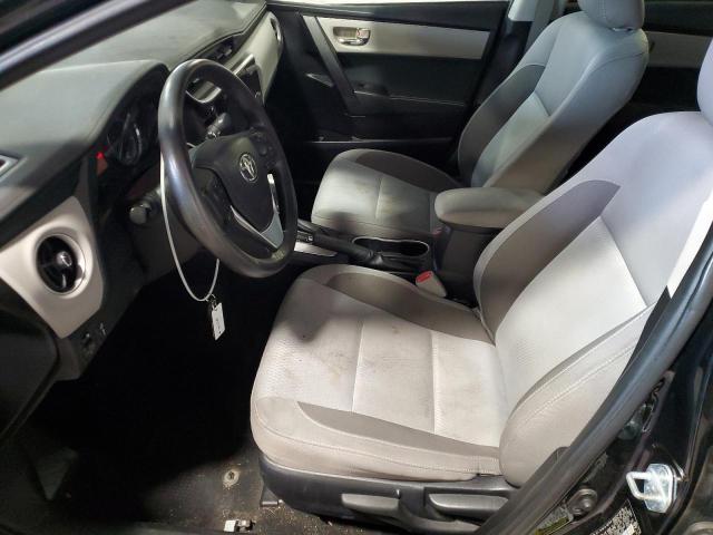 2T1BURHE2HC760739 - 2017 TOYOTA COROLLA L BLACK photo 7