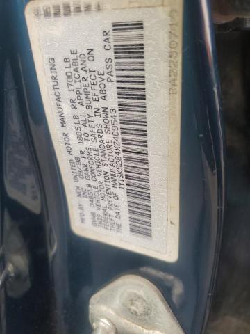 1Y1SK5284XZ409543 - 1999 CHEVROLET GEO PRIZM BASE BLUE photo 12