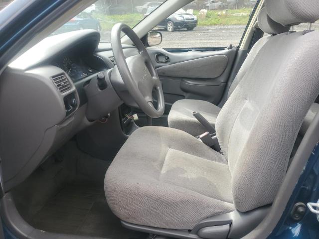 1Y1SK5284XZ409543 - 1999 CHEVROLET GEO PRIZM BASE BLUE photo 7