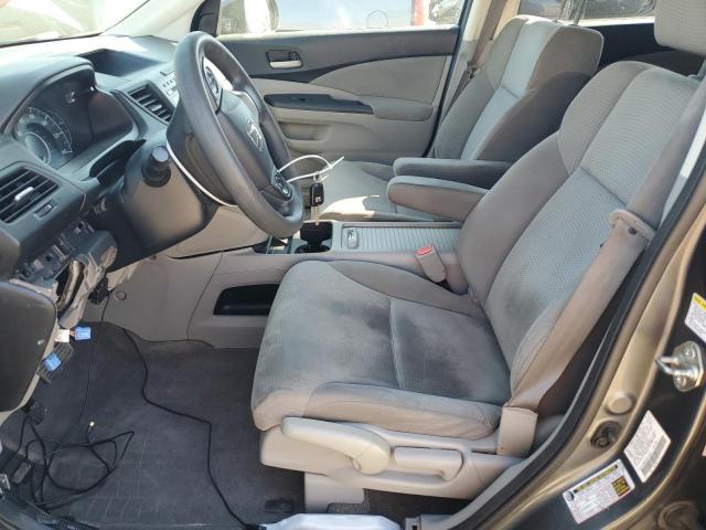 5J6RM4H50EL004990 - 2014 HONDA CR-V EX GRAY photo 7