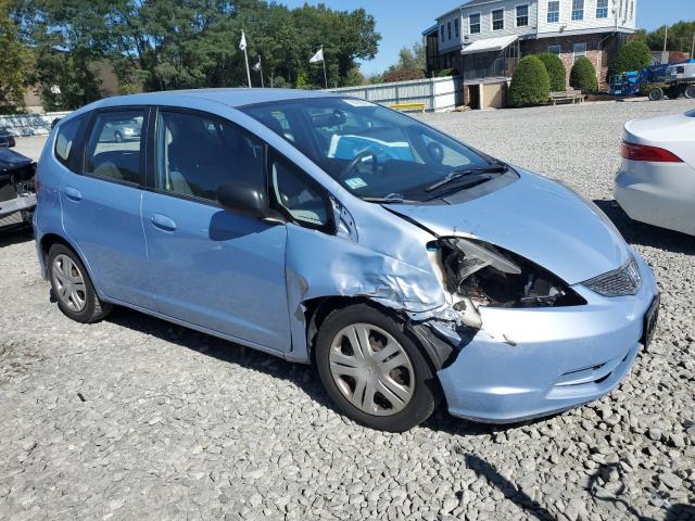 JHMGE87249S017325 - 2009 HONDA FIT BLUE photo 4