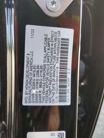 1HGCV1F30NA110118 - 2022 HONDA ACCORD SPORT BLACK photo 13