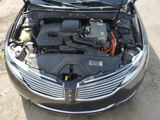 3LN6L2LU6FR602286 - 2015 LINCOLN MKZ HYBRID GRAY photo 11