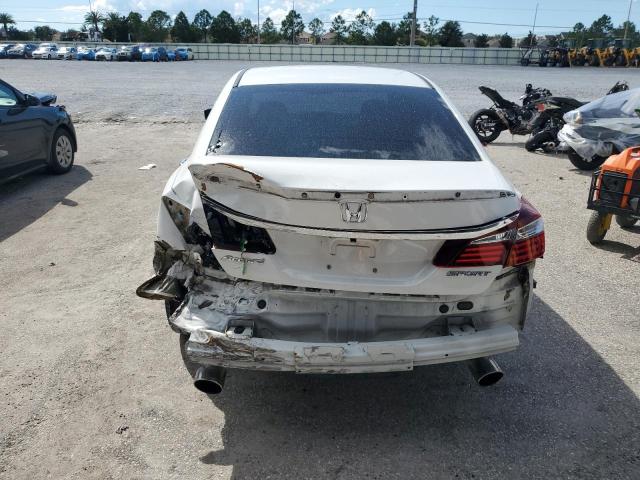 1HGCR2F5XHA043415 - 2017 HONDA ACCORD SPORT თეთრი ფოტო 6