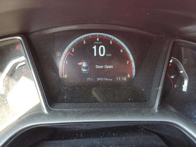 2HGFC1E50JH702264 - 2018 HONDA CIVIC SI RED photo 9