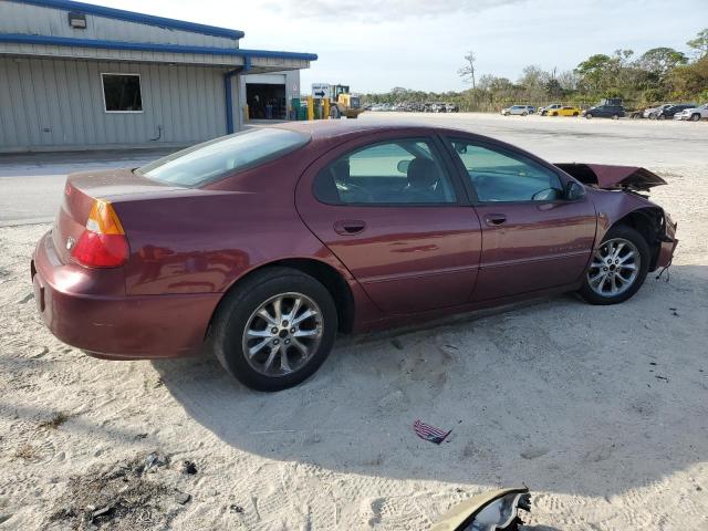 2C3HE66G4YH117832 - 2000 CHRYSLER 300M BURGUNDY photo 3