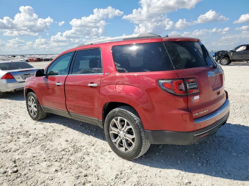 1GKKRRKDXDJ112361 - 2013 GMC ACADIA SLT-1 RED photo 2