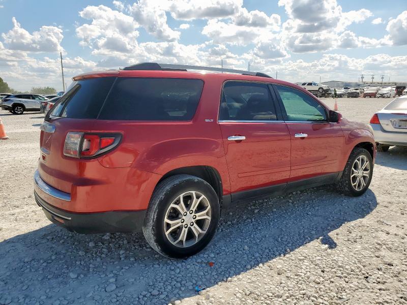 1GKKRRKDXDJ112361 - 2013 GMC ACADIA SLT-1 RED photo 3