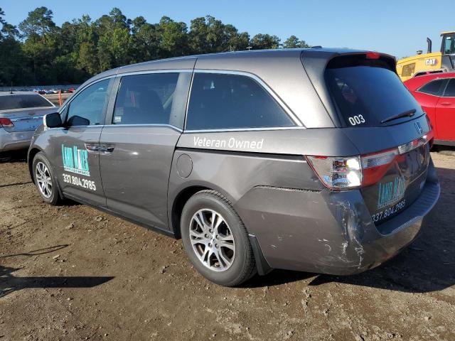 5FNRL5H65DB035290 - 2013 HONDA ODYSSEY EXL GRAY photo 2