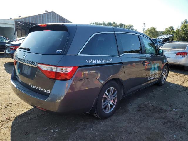 5FNRL5H65DB035290 - 2013 HONDA ODYSSEY EXL GRAY photo 3