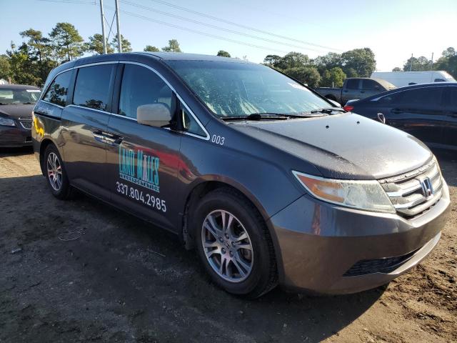 5FNRL5H65DB035290 - 2013 HONDA ODYSSEY EXL GRAY photo 4