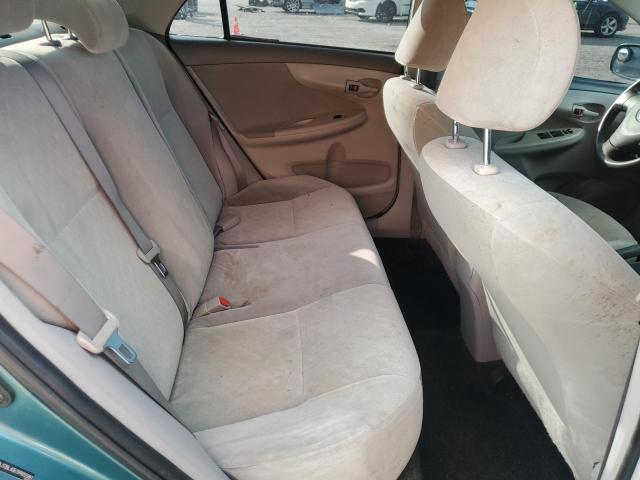 JTDBL40E099055981 - 2009 TOYOTA COROLLA BASE TEAL photo 10