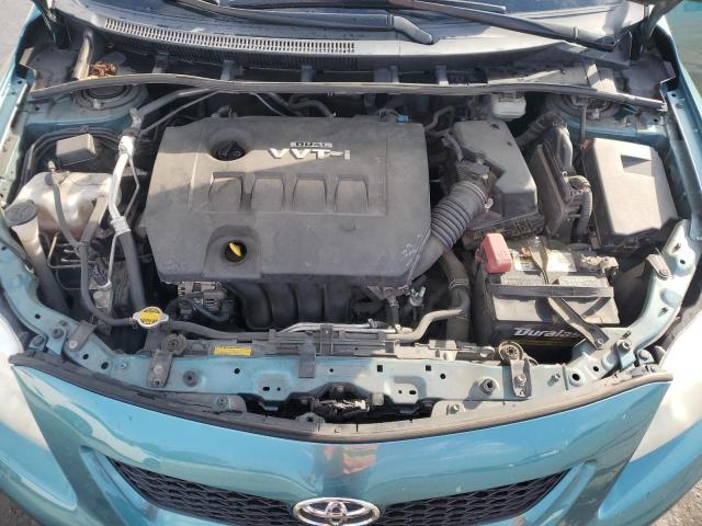 JTDBL40E099055981 - 2009 TOYOTA COROLLA BASE TEAL photo 11