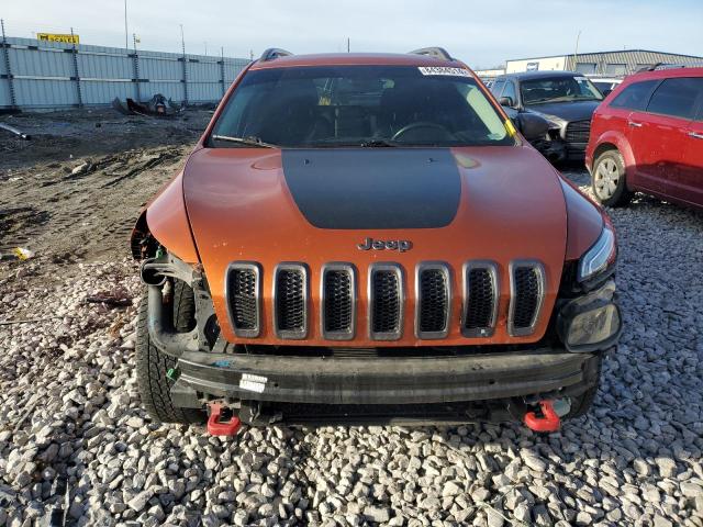 1C4PJMBSXFW647268 - 2015 JEEP CHEROKEE TRAILHAWK 橙色 照片 5
