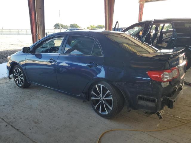 2T1BU4EE9DC971597 - 2013 TOYOTA COROLLA BASE BLUE photo 2