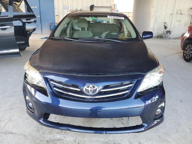 2T1BU4EE9DC971597 - 2013 TOYOTA COROLLA BASE BLUE photo 5