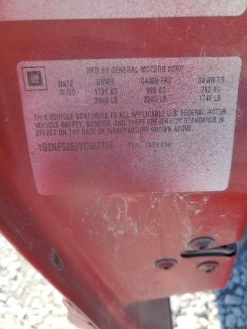 1G2NF52E8YC502716 - 2000 PONTIAC GRAND AM SE1 წითელი ფოტო 24