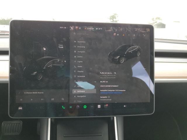 5YJ3E1EB7JF089647 - 2018 TESLA MODEL 3 黑色 照片 9