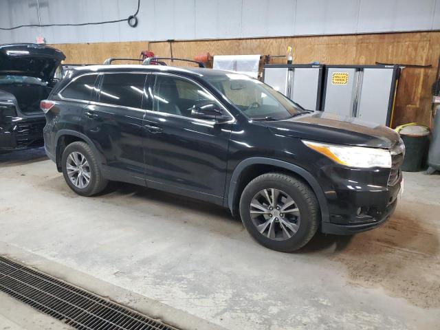 5TDJKRFH7ES057378 - 2014 TOYOTA HIGHLANDER XLE BLACK photo 4