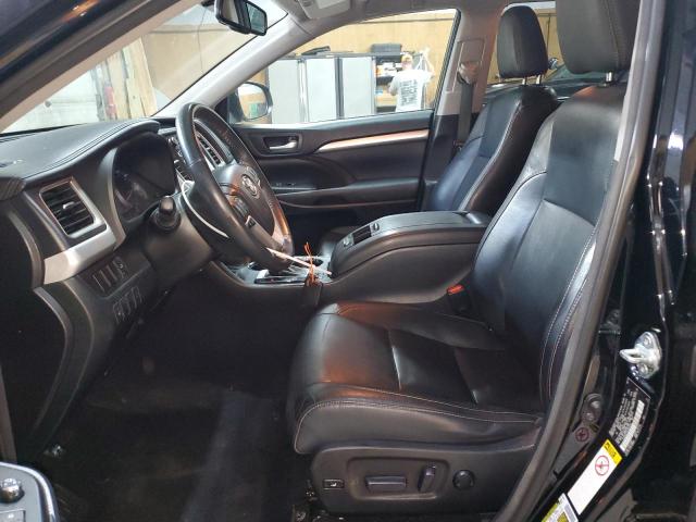 5TDJKRFH7ES057378 - 2014 TOYOTA HIGHLANDER XLE BLACK photo 7