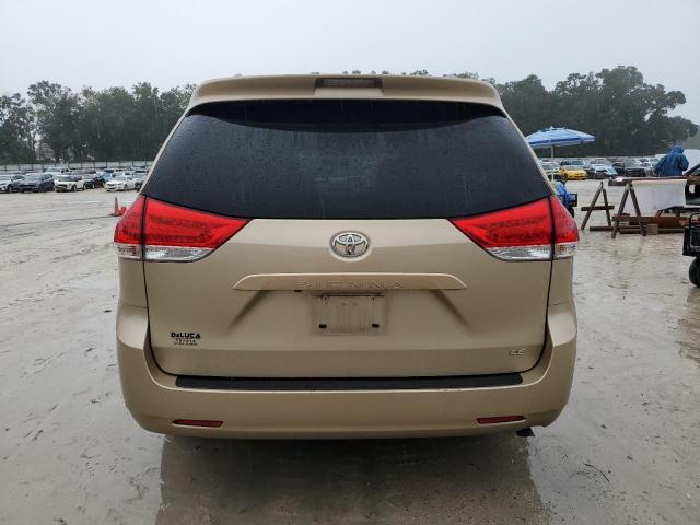 5TDKK3DC6BS096581 - 2011 TOYOTA SIENNA LE TAN photo 6