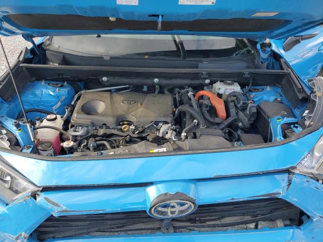 4T3MWRFV1MU024235 - 2021 TOYOTA RAV4 LE BLUE photo 12