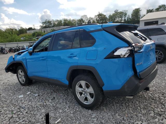4T3MWRFV1MU024235 - 2021 TOYOTA RAV4 LE BLUE photo 2